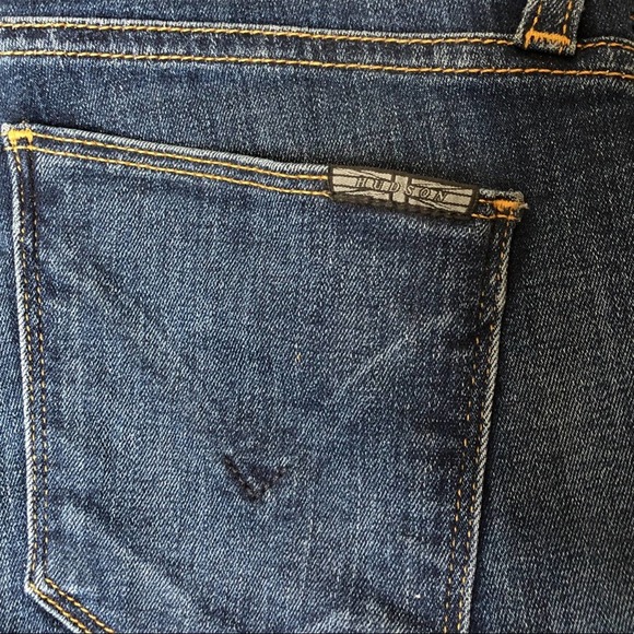 Hudson Jeans Women's Gratitude Dark Wash Krista Super Skinny Cropped Jeans sz 25 - Picture 7 of 7